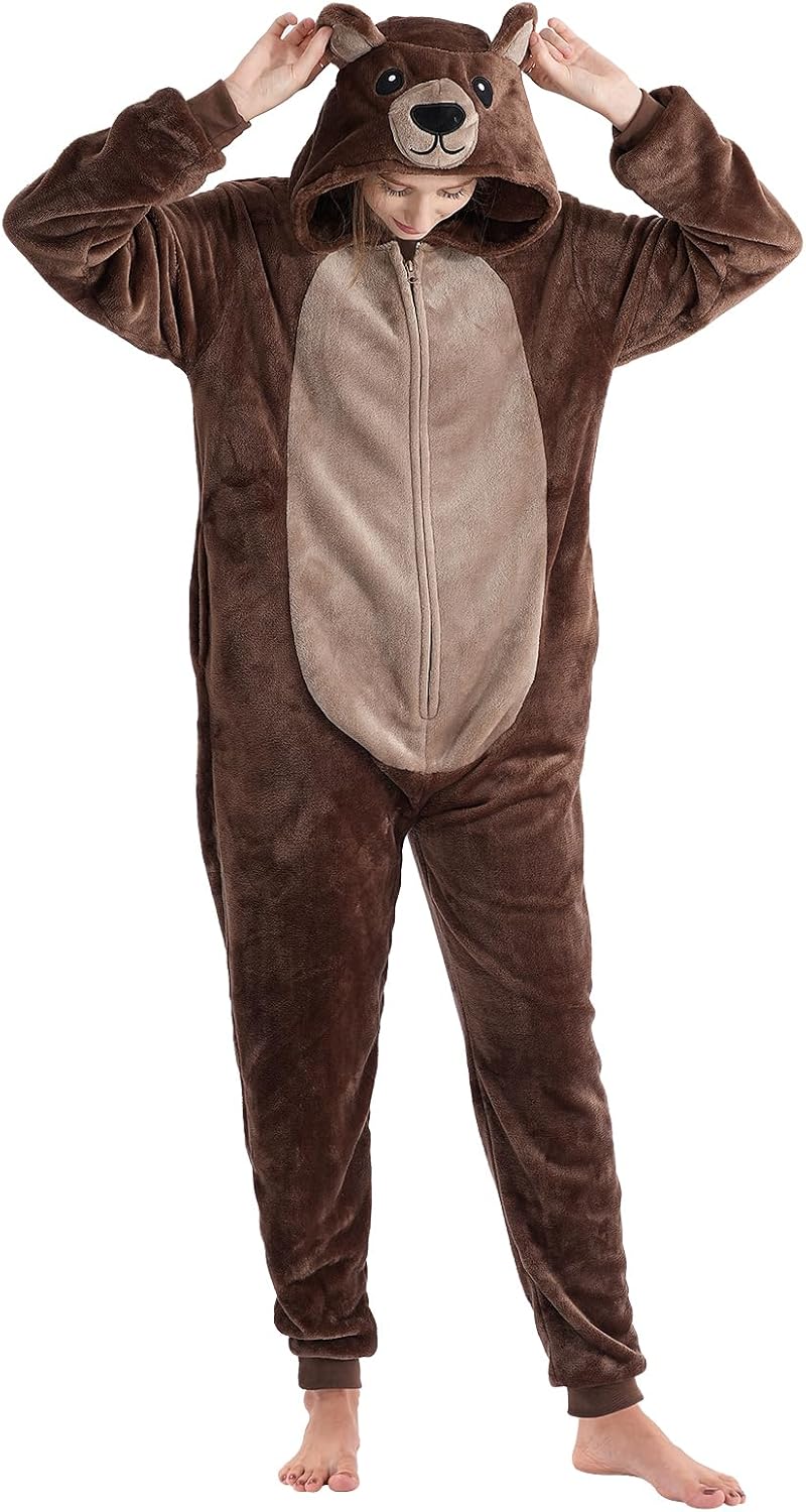 Ressber Unisex Onesie Pajamas, Special Adult Halloween Costume, Innovative Anima...
