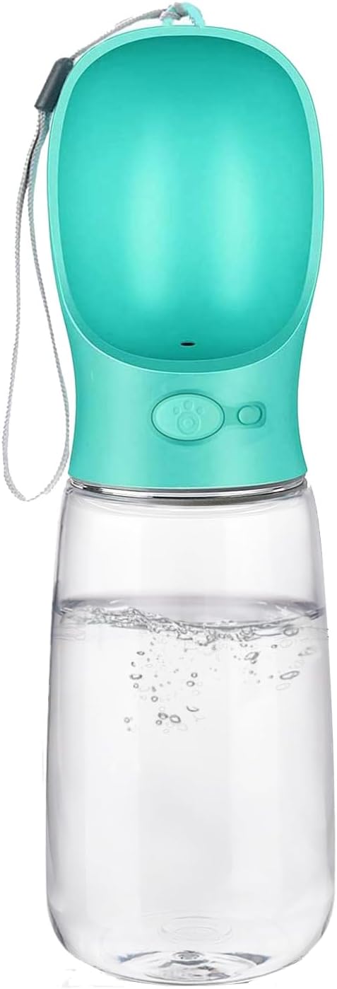 Emwel Dog Water Bottle - 550ml Water Feeder Leak Proof Portable Puppy Water Disp...