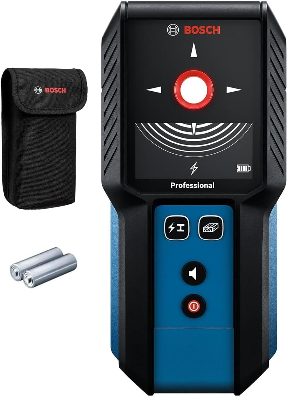 BOSCH GMS120-27 Wall Scanner and Stud Finder, Detects Wood, Metal, and Live Wire...