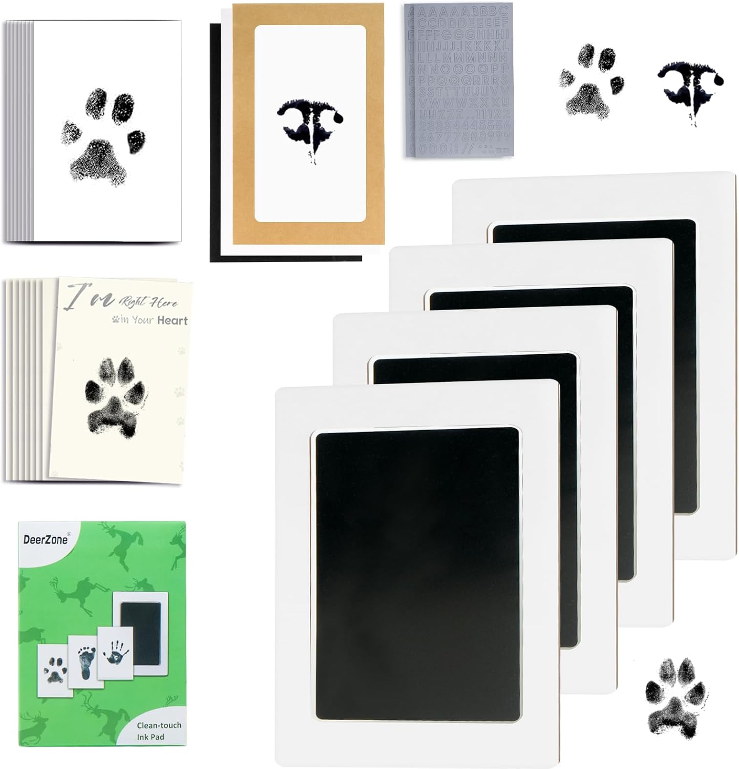 Inkless Paw Print Kit, Special Dog Paw Print Kit, Innovative Dog Nose Print Kit,...