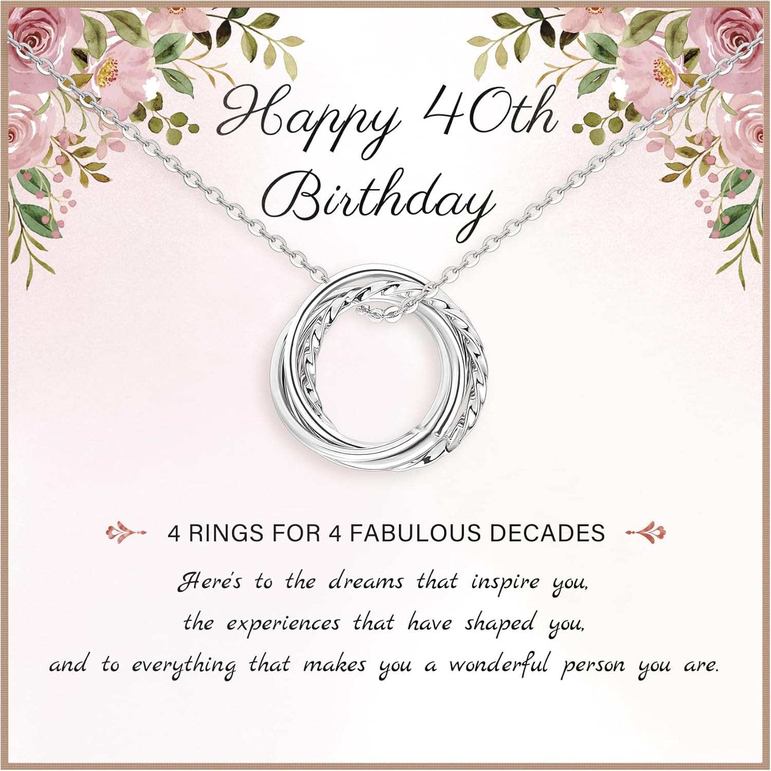 Birthday Gifts for Women 925 Sterling Silver Birthday Necklace 2 3 4 5 6 7 Decad...