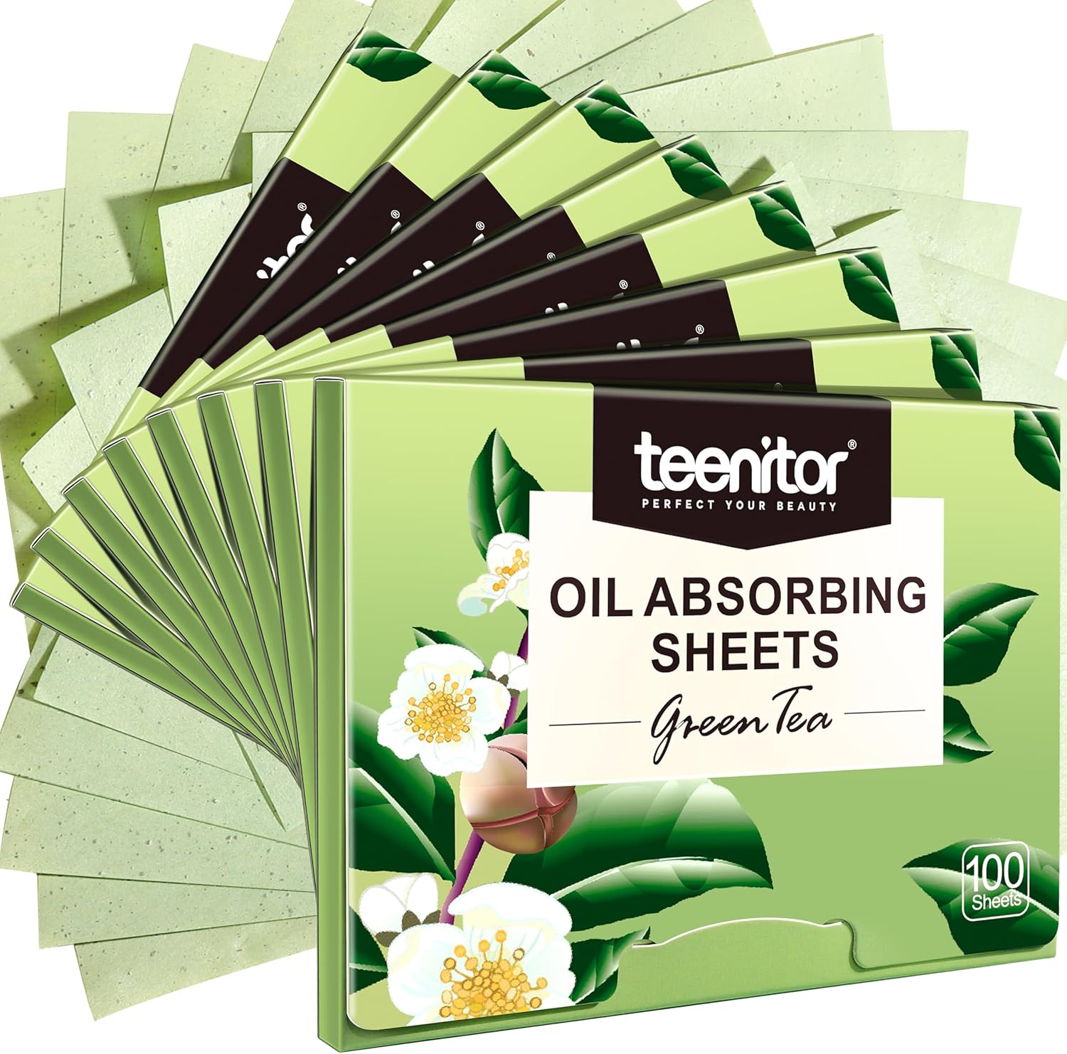 Teenitor 400 Counts Oil Blotting Sheets for face, Blotting Paper for Oily Skin C...