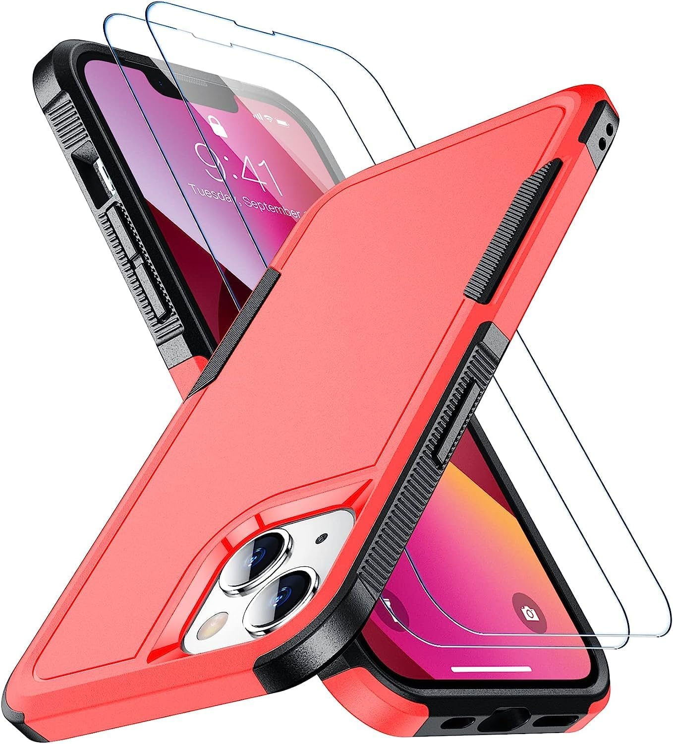 SPIDERCASE Designed for iPhone 13 Case, [10 FT Military Grade Drop Protection] [...