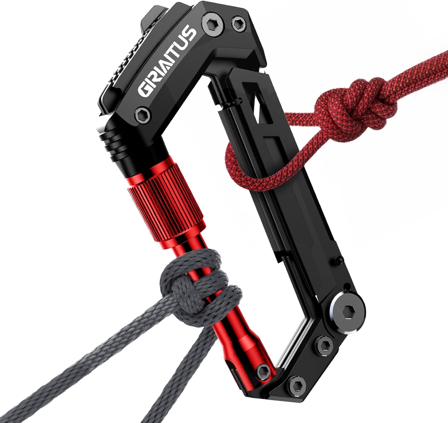 Versatile Carabiner Multitool, Unique Pocket Knives with EDC Carabiners, Practic...