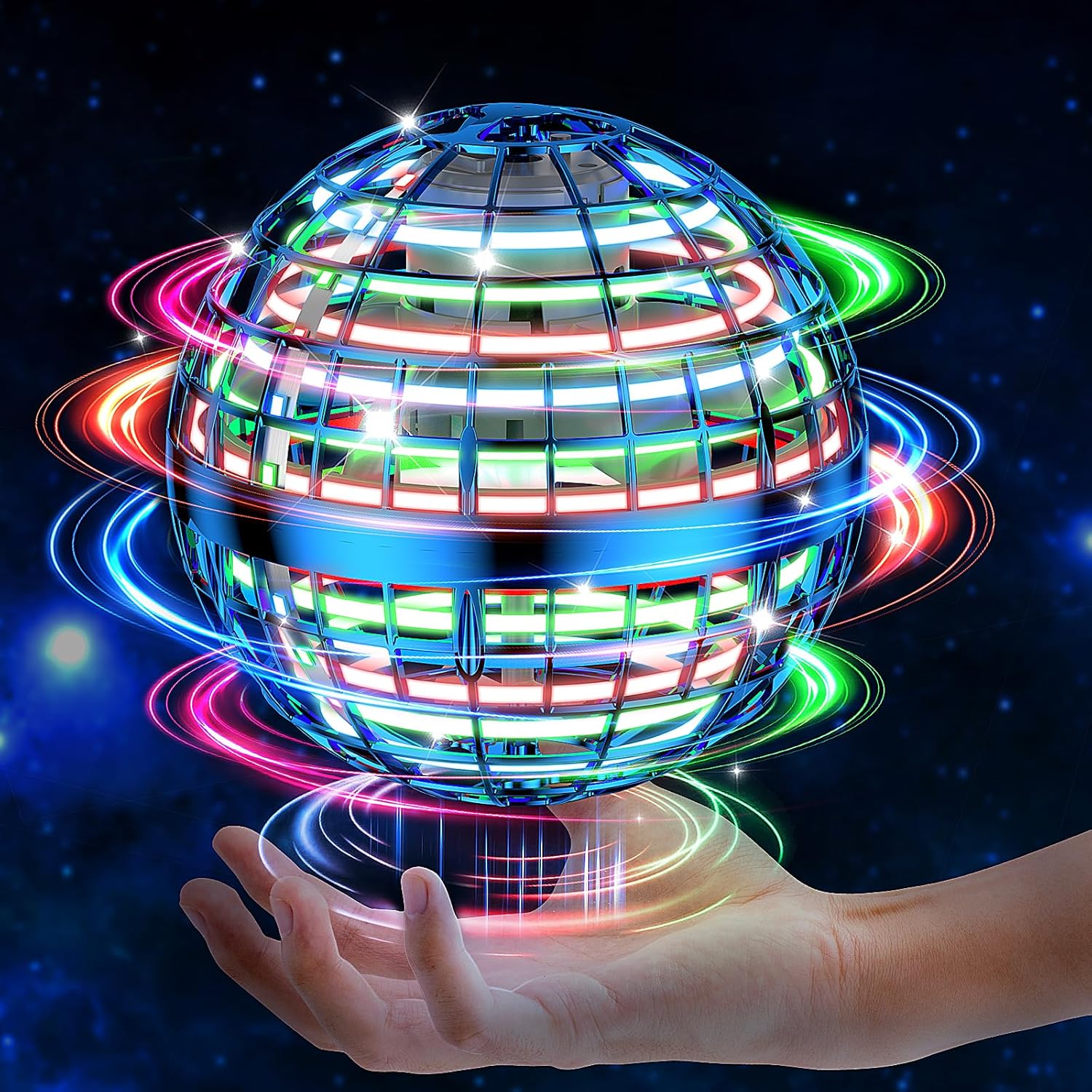 2025 AI Flying Orb Ball Toy, Cosmic Globe Boomerang Hover Ball Galactic Fidget S...