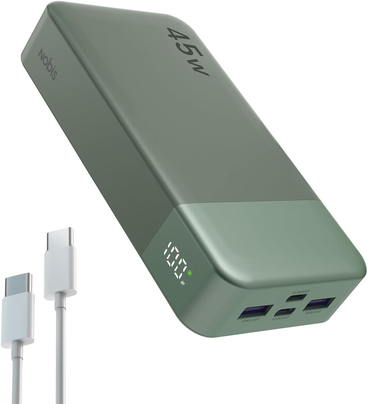 NOBIS Power Bank, 45W 20000mAh Portable Charger, U...