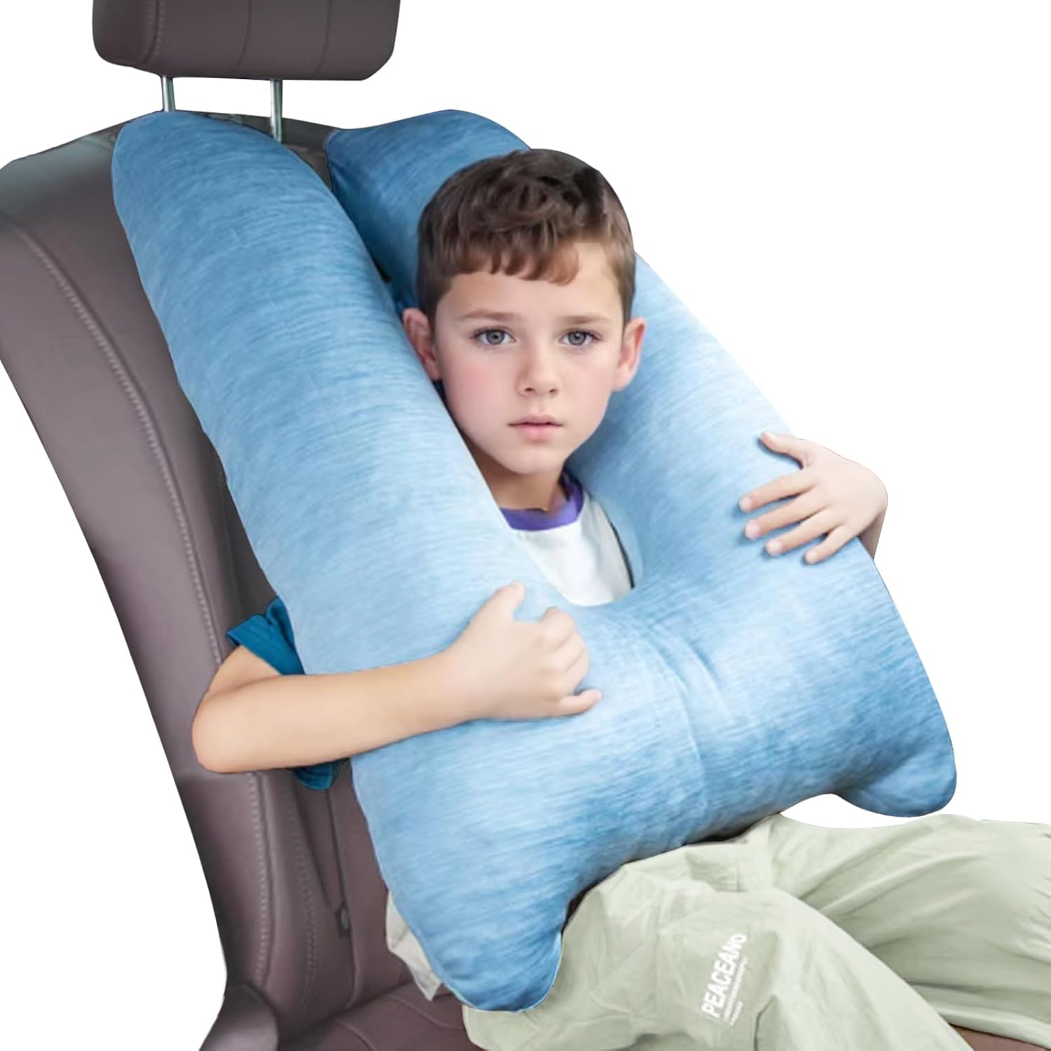 Car Pillow for Kids, Memory Foam Cooling Travel Pillow for Car and Adults, Kids...