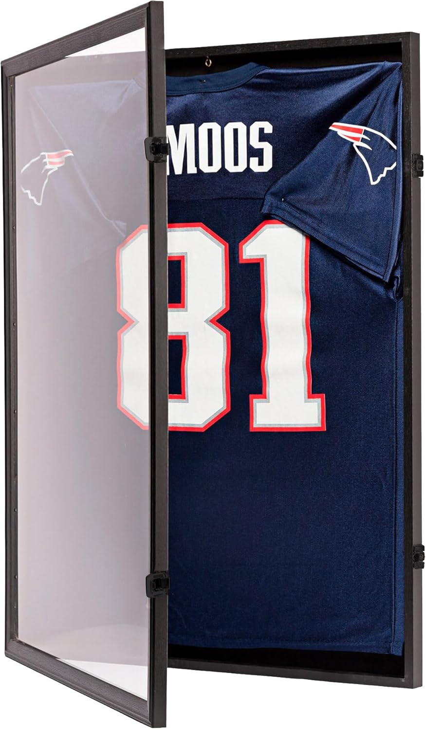 Jersey Frame Display Case – Sports Jersey Display Frame with 98% UV Protection f...