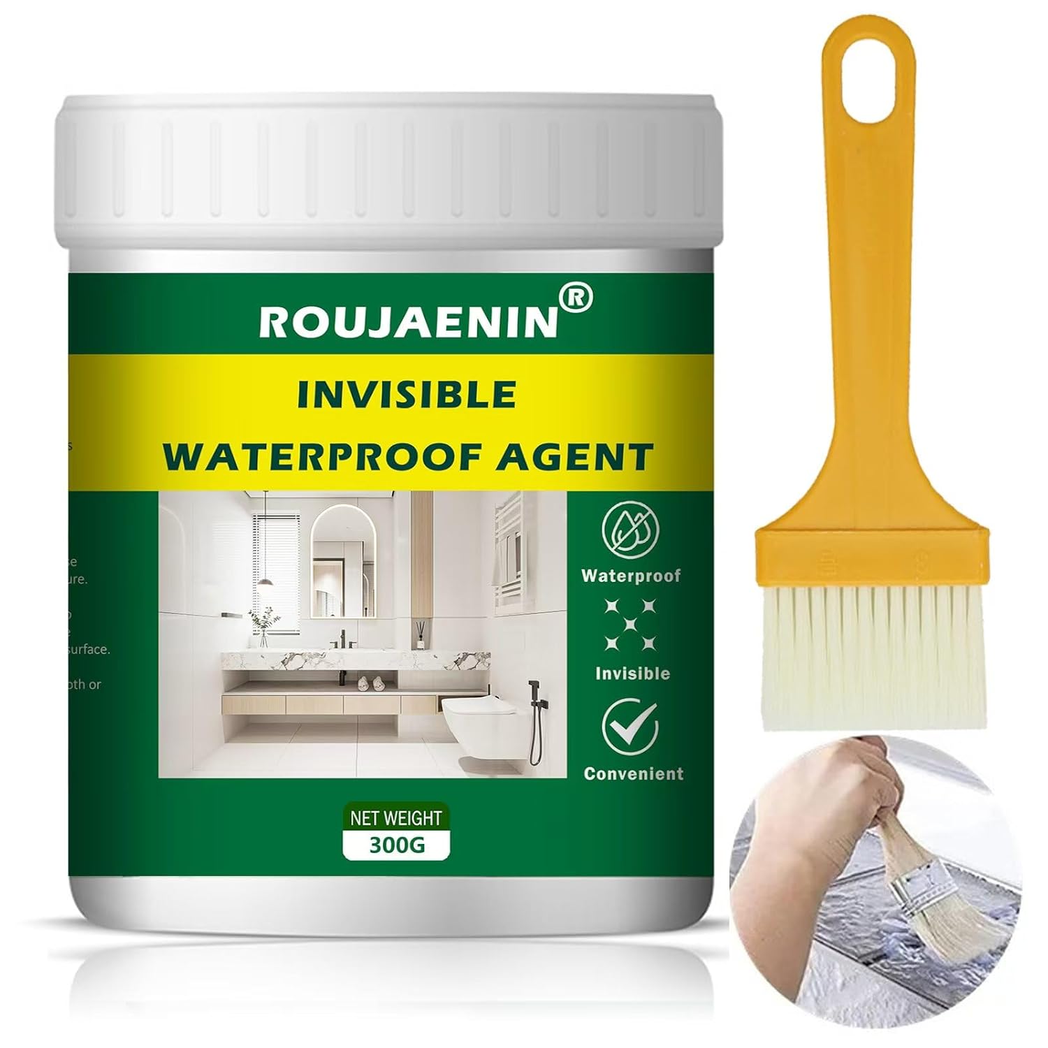 300g Invisible Waterproof Sealant, Anti-Leaking Cl...