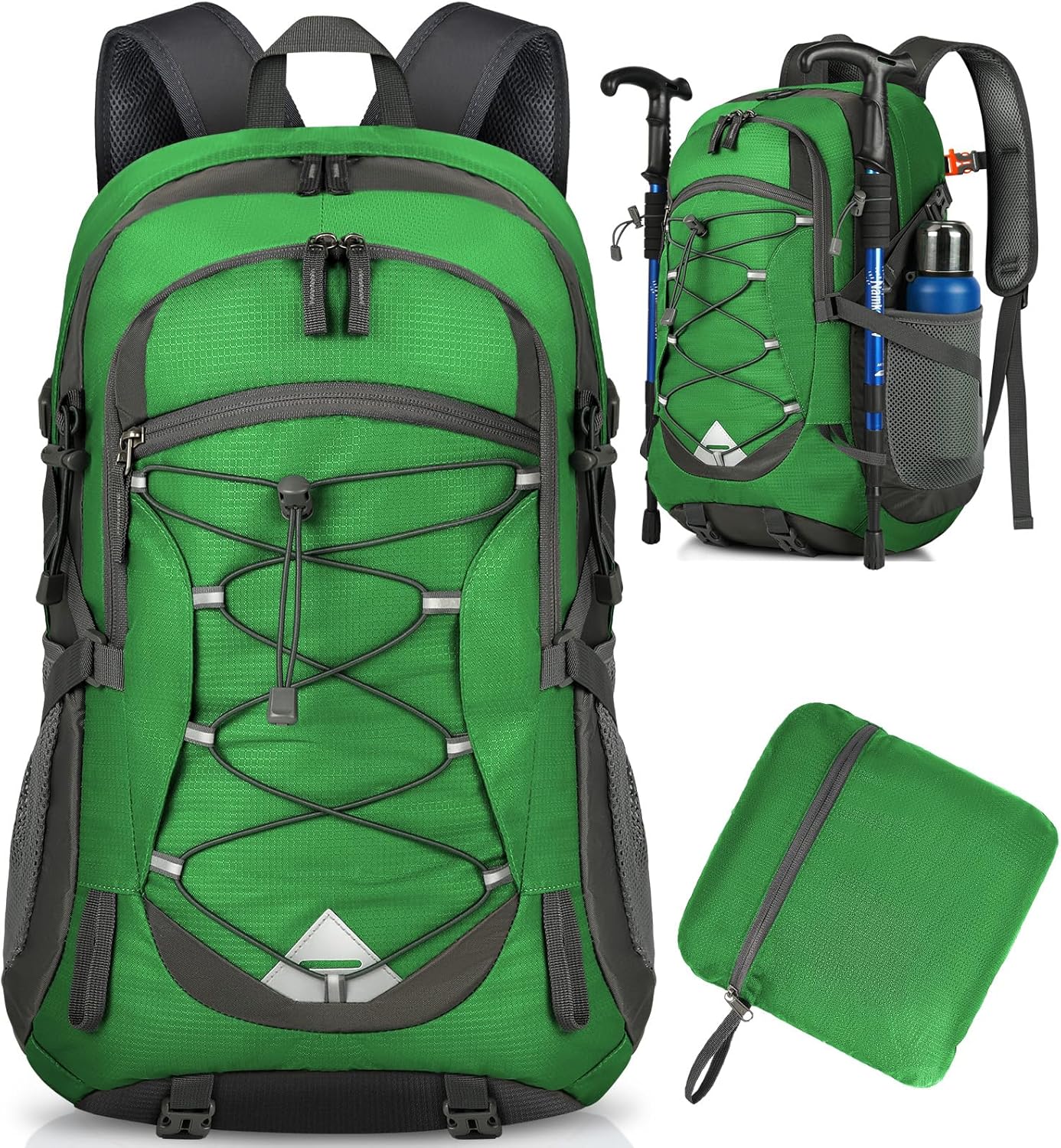 IGOLUMON Hiking Backpack 40L Lightweight Foldable Backpack for Men Women Durable...