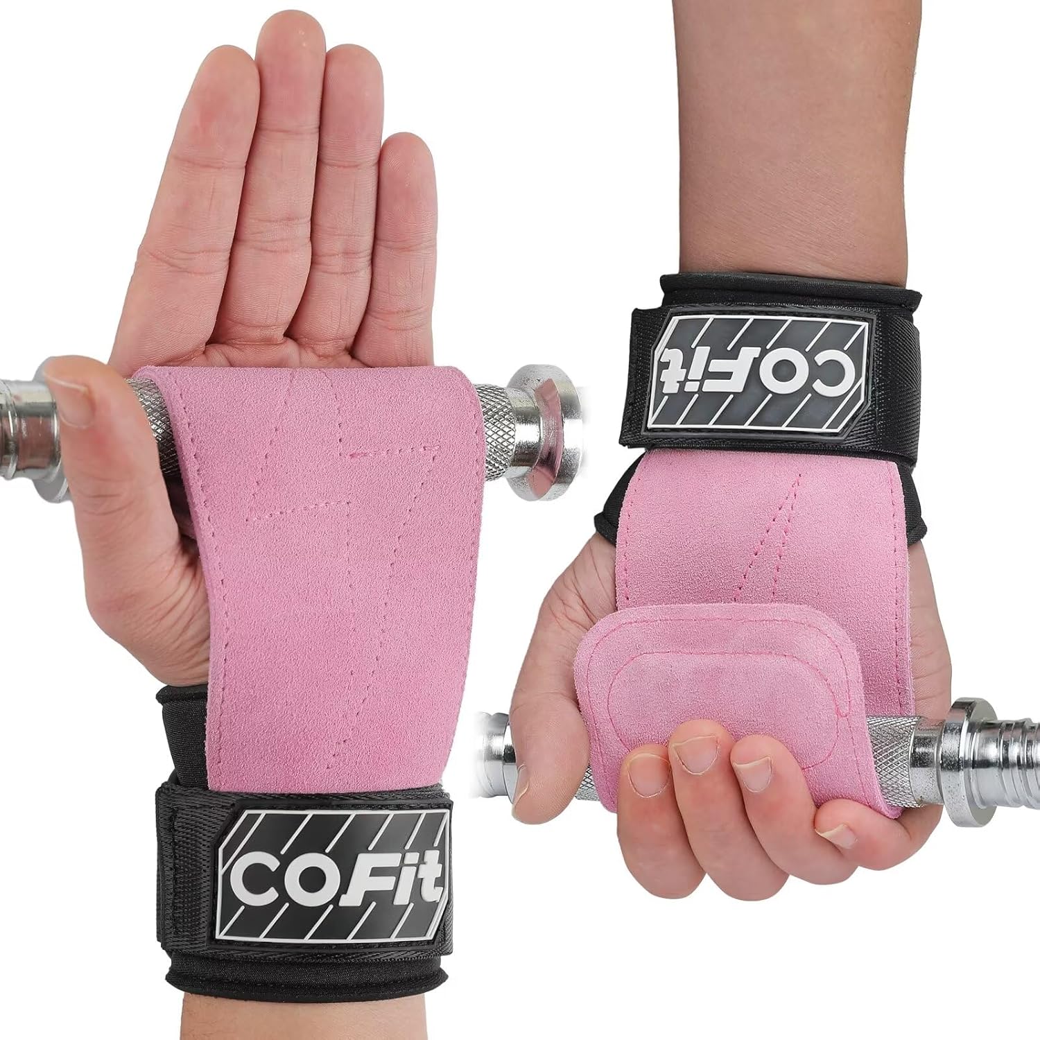 COFIT Wrist Straps for Weightlifting, Workout Wrist Wraps with Dual-Layer Oxford...