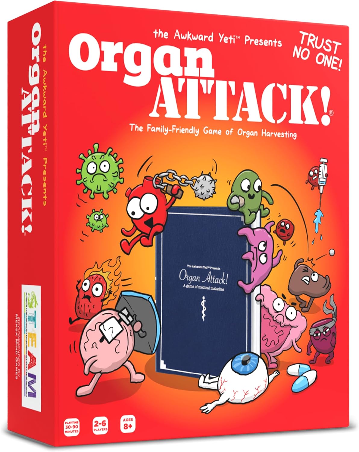 The Awkward Yeti Organ Attack! Card Game, A Family Fun Game for Kids and Adults...