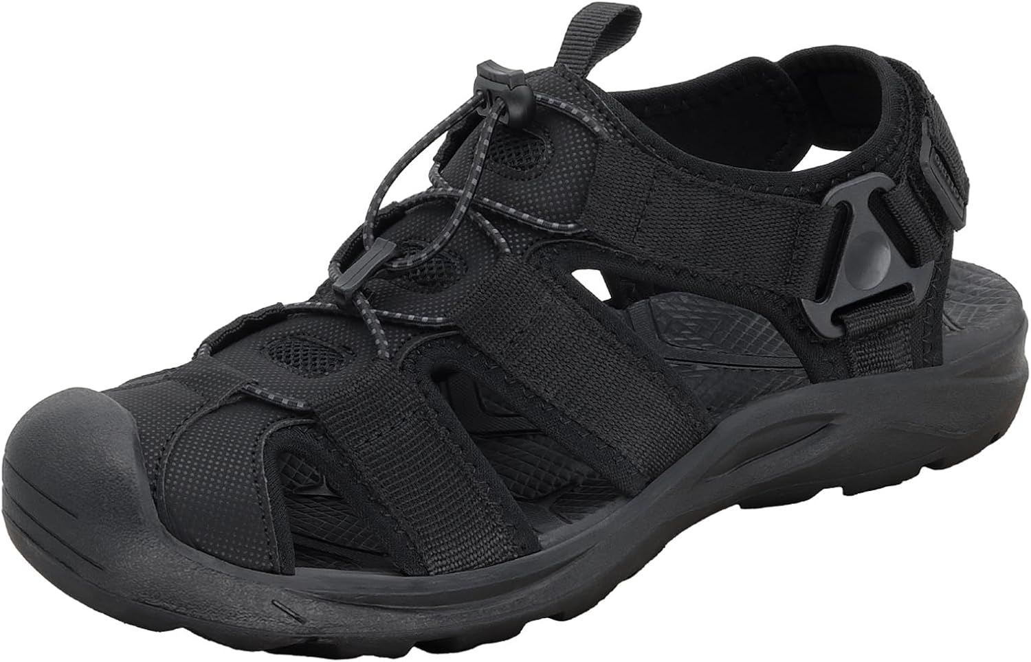 GRITION Mens Outdoor Hiking Sandals Summer Beach Closed Toe Water Sandal Waterpr...