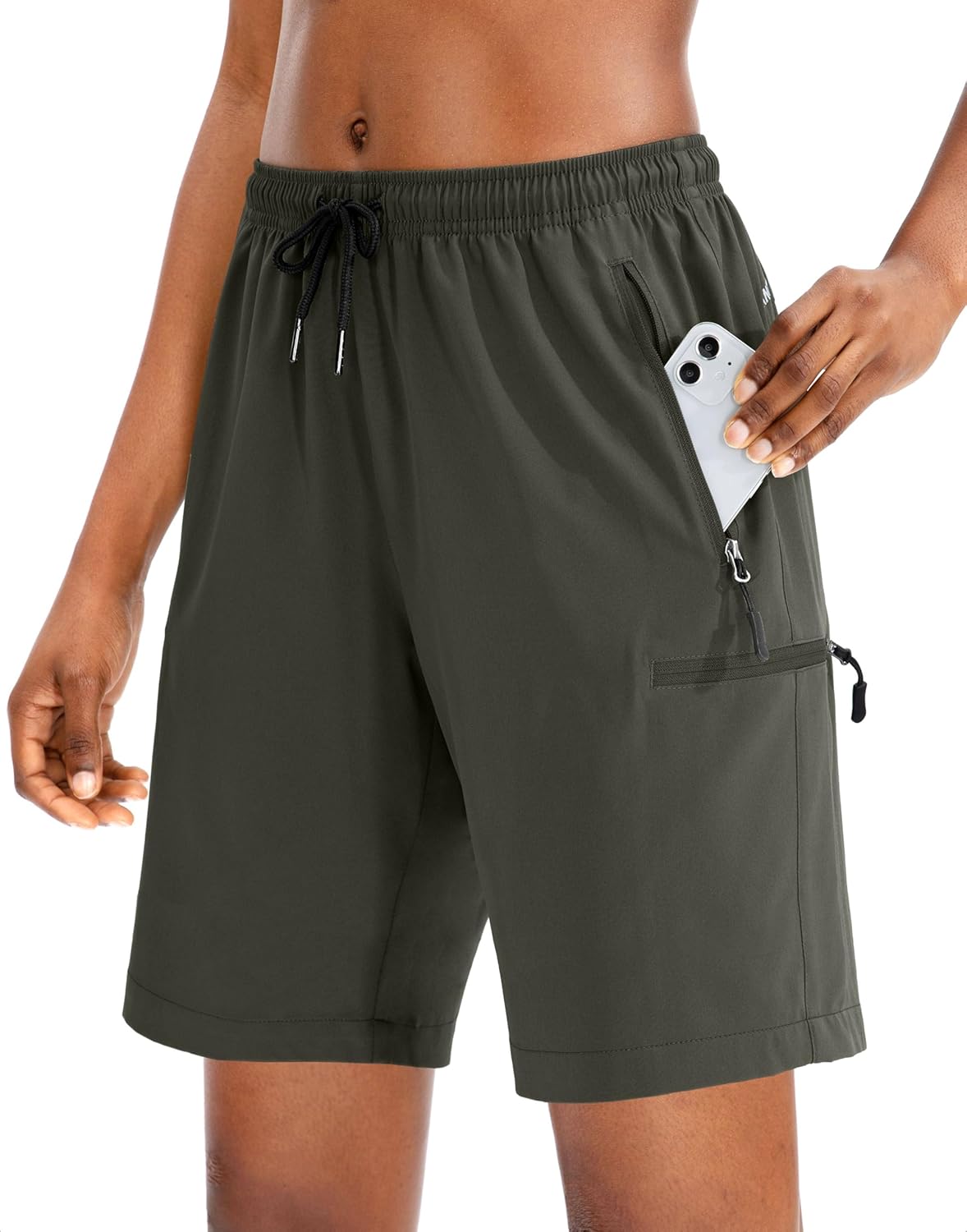 High-Quality SANTINY Women's Hiking Cargo Shorts, Premium Summer Shorts with Qui...