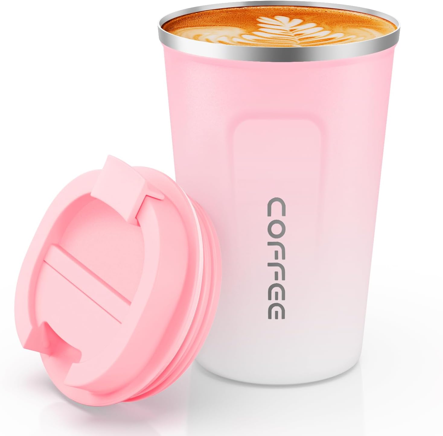 CS COSDDI 12 oz Stainless Steel Vacuum Insulated Tumbler - Coffee Travel Mug Spi...