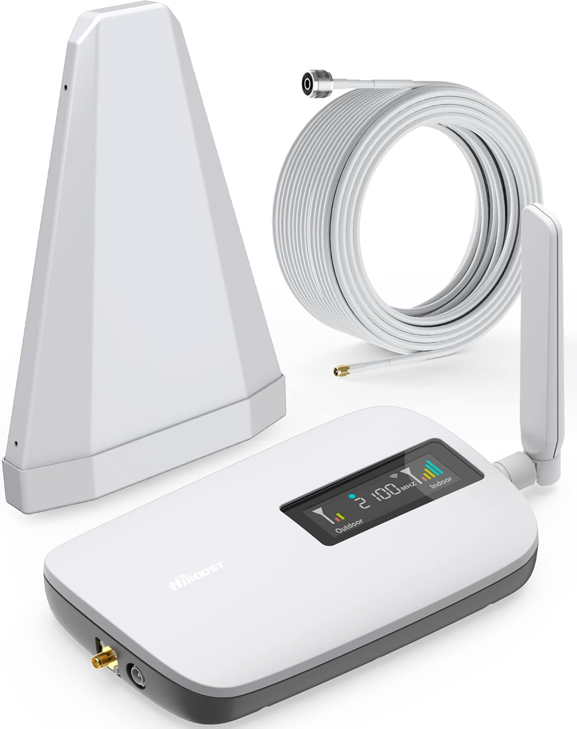Cell Phone Booster for All Carriers| Up to 2000 Sq Ft| Cell Signal Booster Displ...