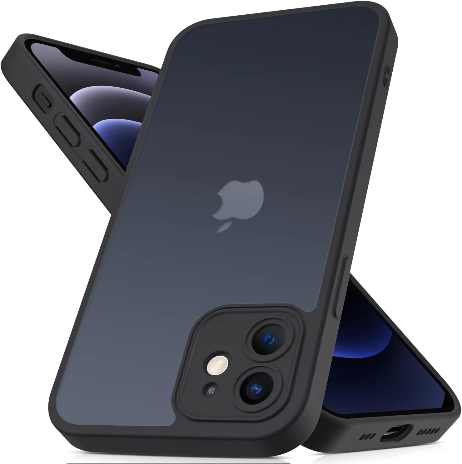 Mootobo for iPhone 12 Case 6.1 inch, Military-Grade Protection 360° Full Body Fr...