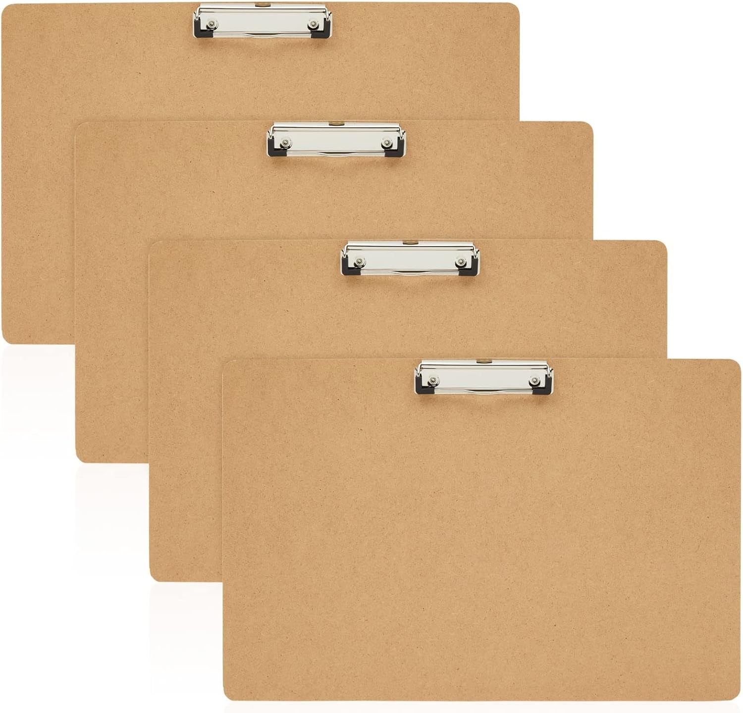 High-Quality Juvale 4-Pack Clipboard, Special Extra Large Wooden Lap Boards, Aff...