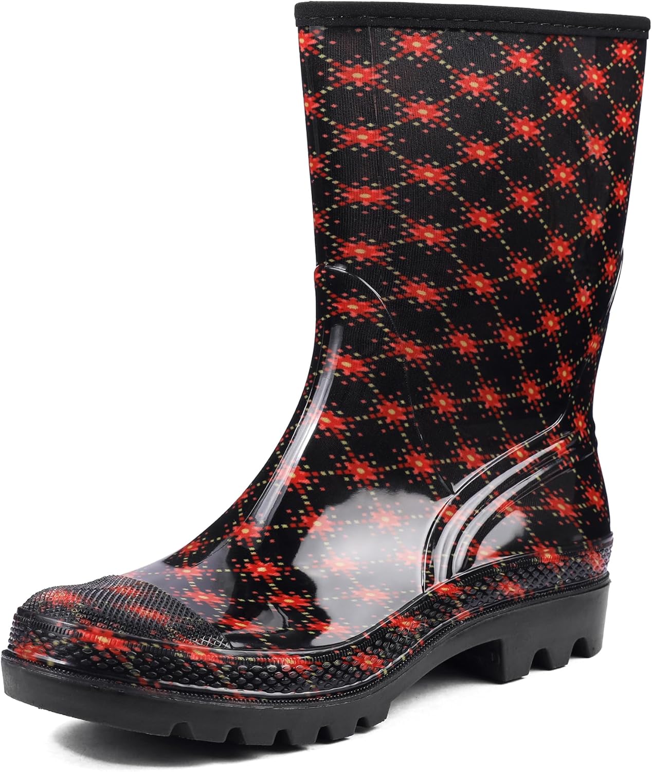 DKSUKO Women's Rain Boots, Special Waterproof Insulated Wellies, Innovative Ligh...