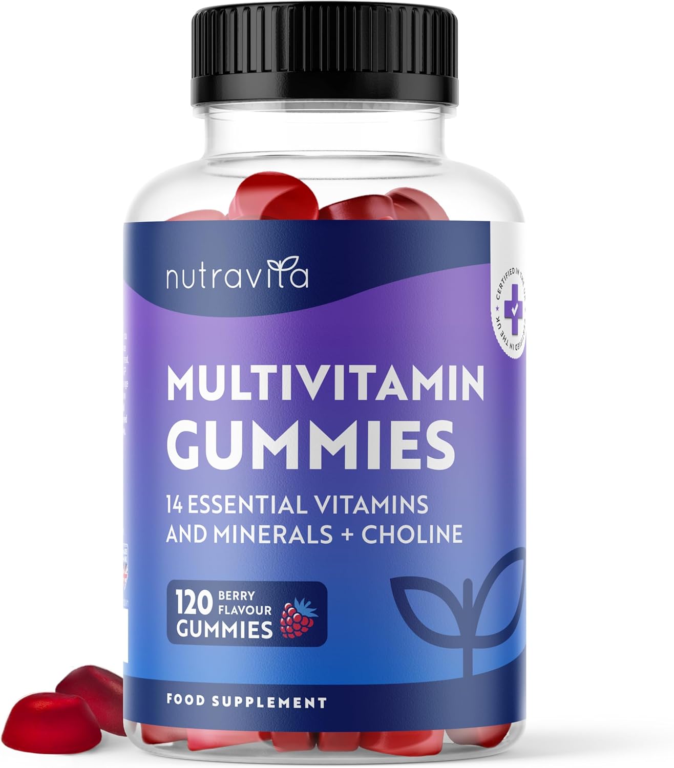 Multivitamin Gummies for Women and Men - 120 Vegan Gummies (4 Month Supply) - 14...
