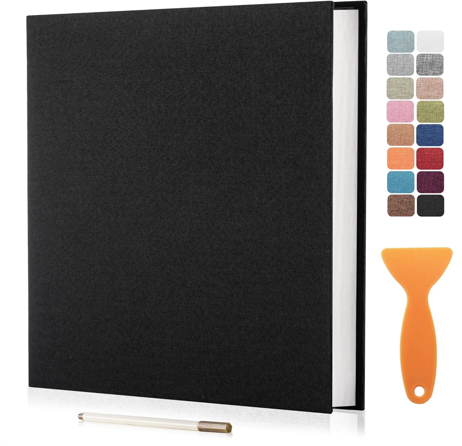 Large Photo Album Self Adhesive Scrapbook Album for 4×6 5×7 8×10 Pictures DIY Ma...