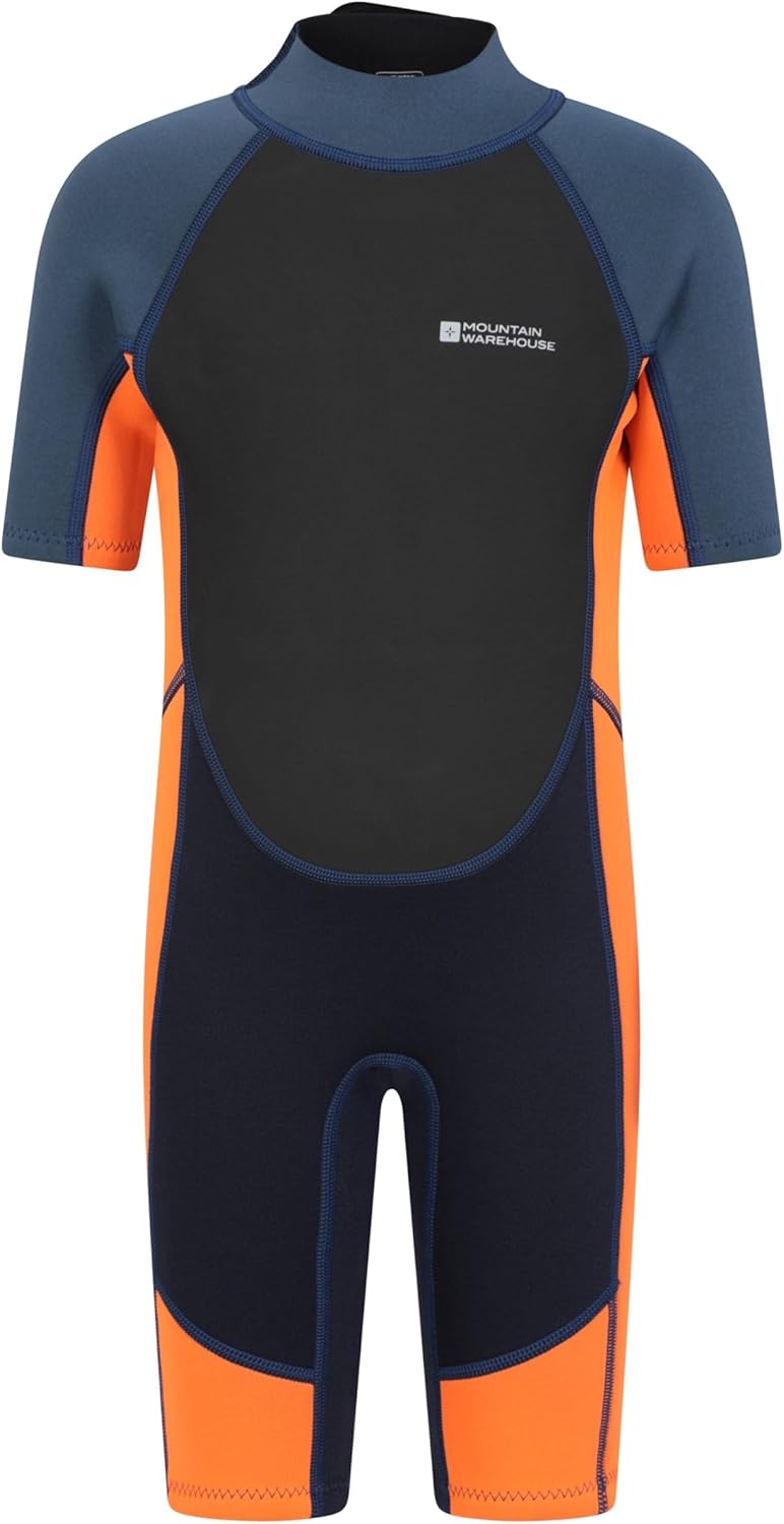 Mountain Warehouse Kids Shorty Wetsuit - 2.5mm Thickness, Flat Seams, Easy Glide...
