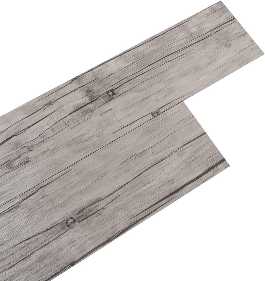 INMOZATA 36Pcs Self-Adhesive PVC Flooring Planks Floorboard Planks Waterproof Fl...