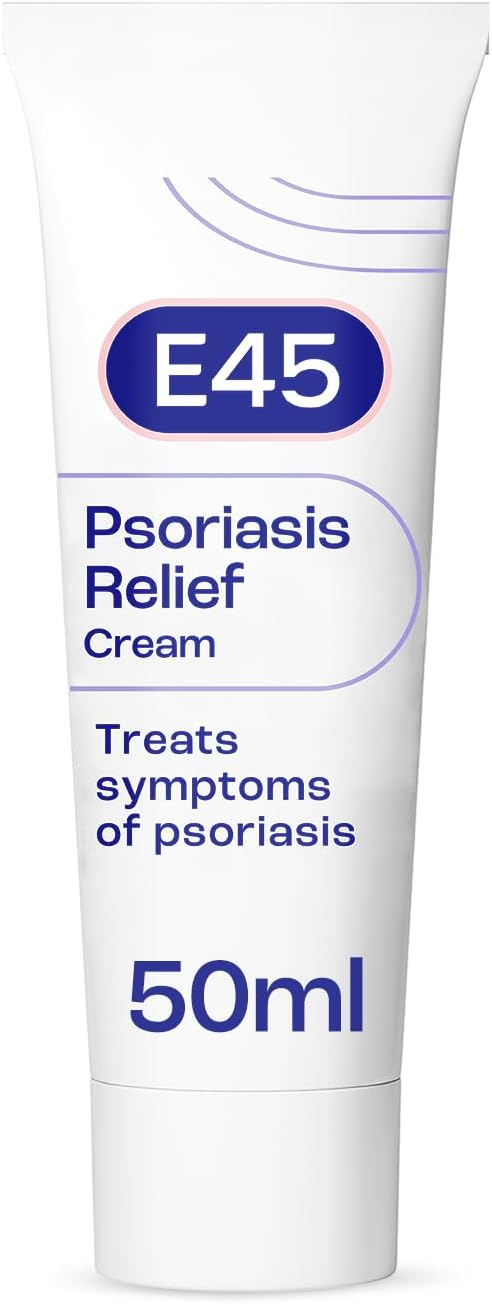 E45 Psoriasis Cream 50 ml – Treatment for Psoriasis Symptoms – to Reduce Scaling...