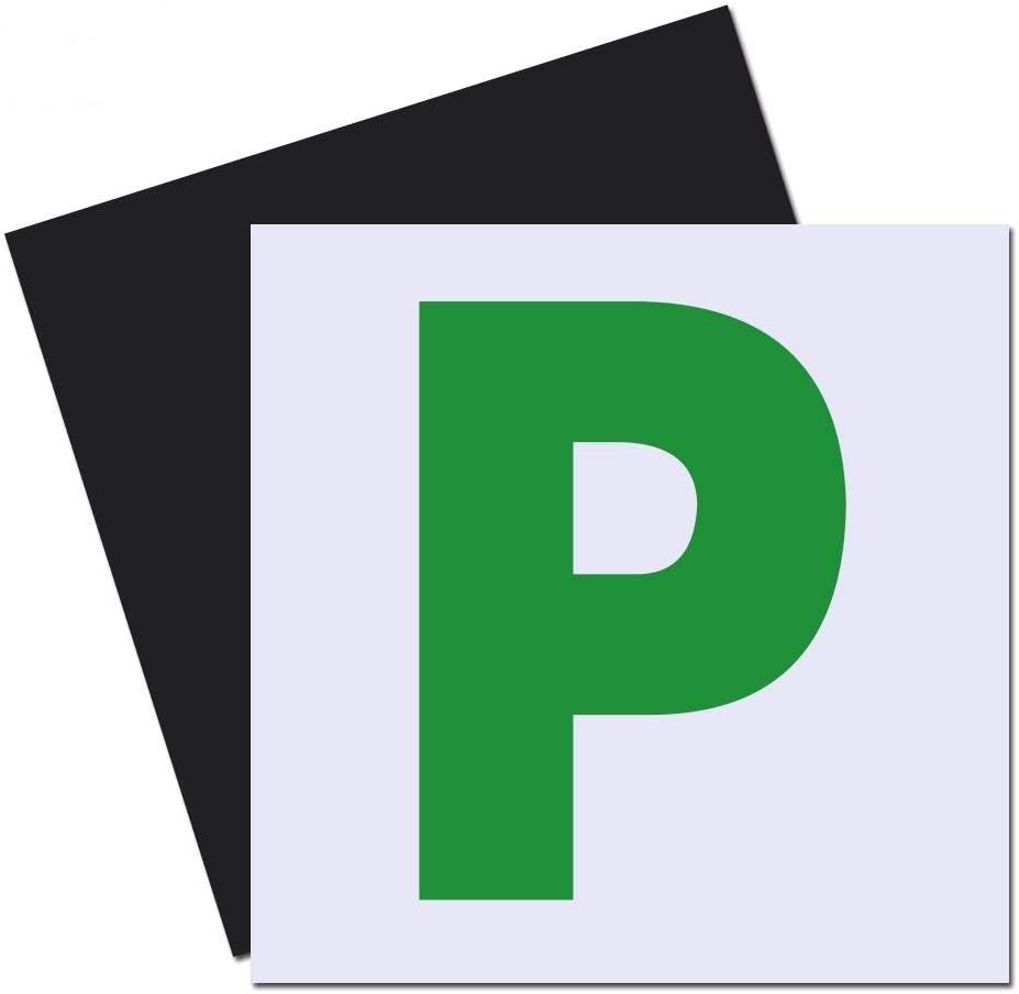 Onarway Fully Magnetic P Plates for New Drivers, 2 Pack Whole-Magnetic Plate - N...