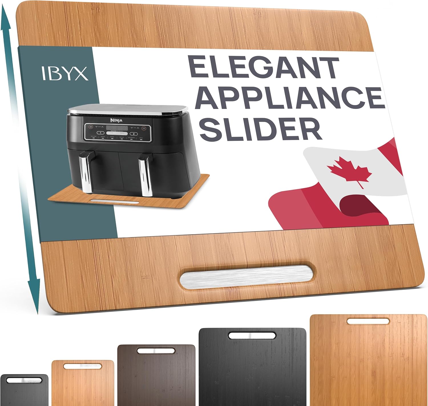 Ibyx Elegant Sliding Tray for Your Coffee Maker & Heavy Kitchen Appliances - Stu...
