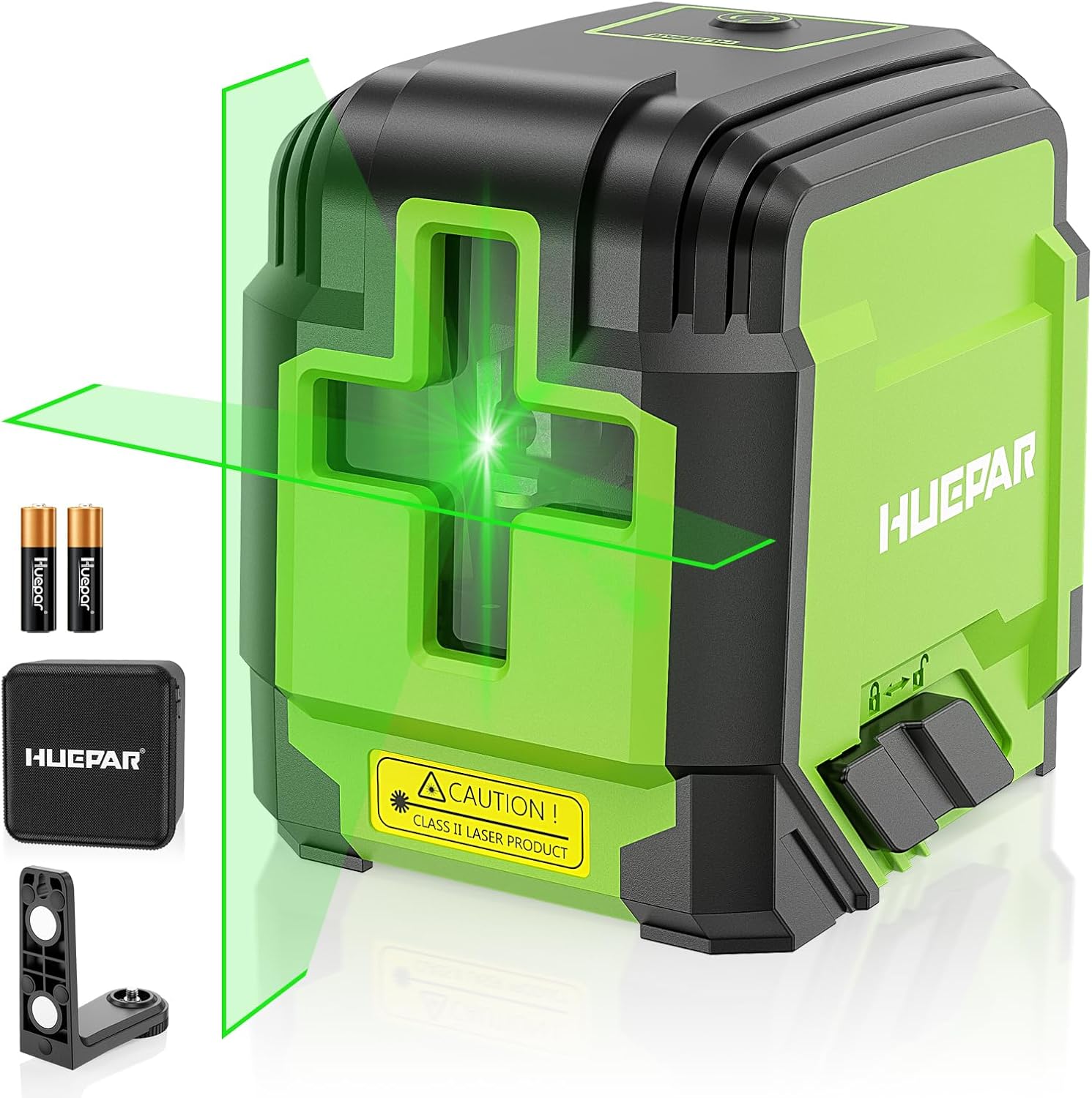 Laser Level, Huepar 30M Lazer Level Self Leveling Green Cross Line Laser Leveler...