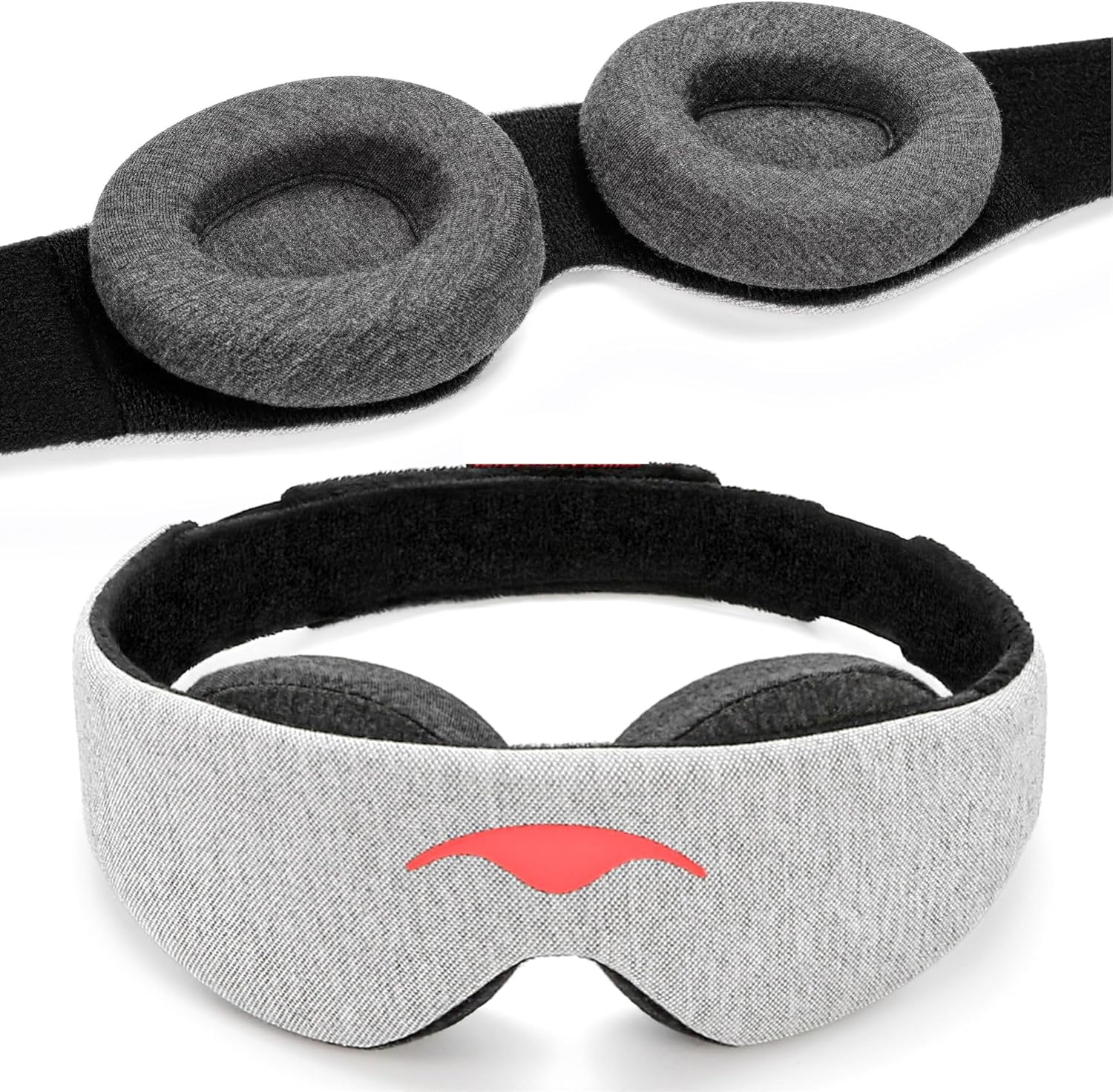 Manta Sleep Mask - 100% Light Blocking Eye Mask, Zero Eye Pressure, Comfortable...