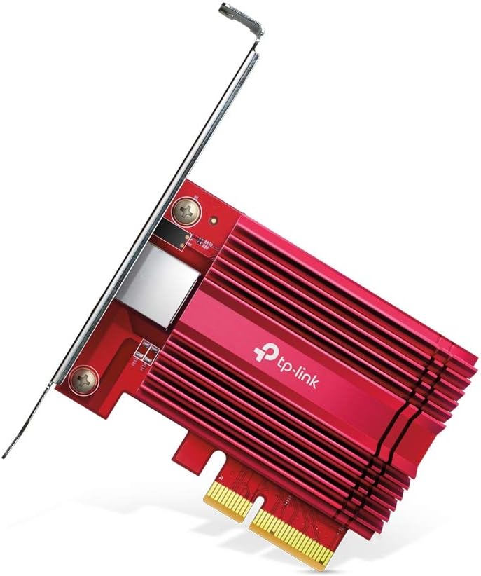 TP-Link 10GB PCIe Network Card (TX401)-PCIe to 10 Gigabit Ethernet Adapter,Suppo...