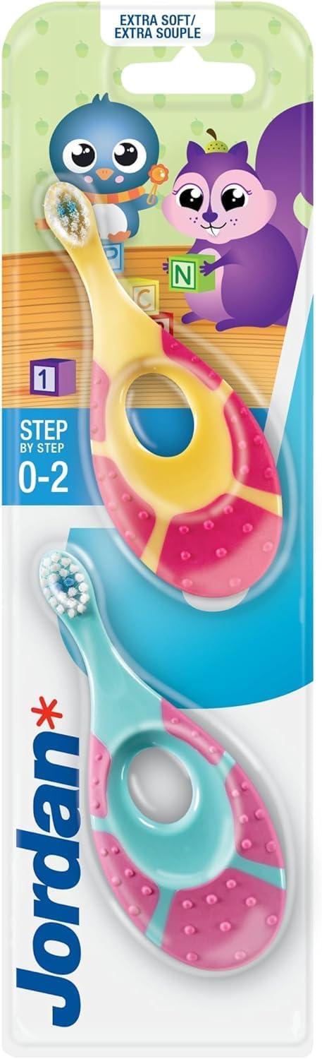 Jordan ® | Step 1 Baby Toothbrush | Baby Toothbrush 0-2 Years | The Original Tod...