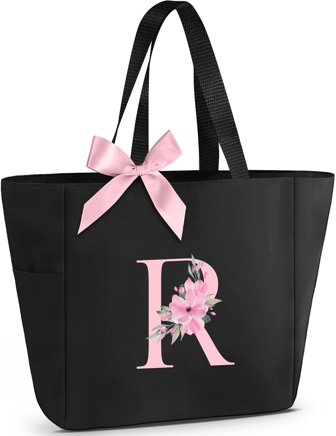 Vavabox A-Z Initial Personalized Tote Bag,Waterproof Gifts for Women, Bridesmaid...