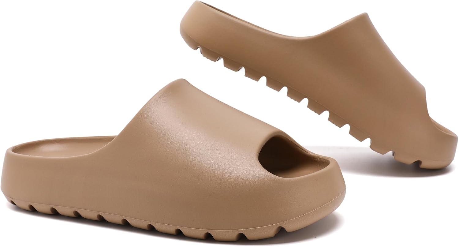 Jaeynow Cloud Slides for Women,Unisex EVA Soft Recovery Slides,Thick Sole Open T...