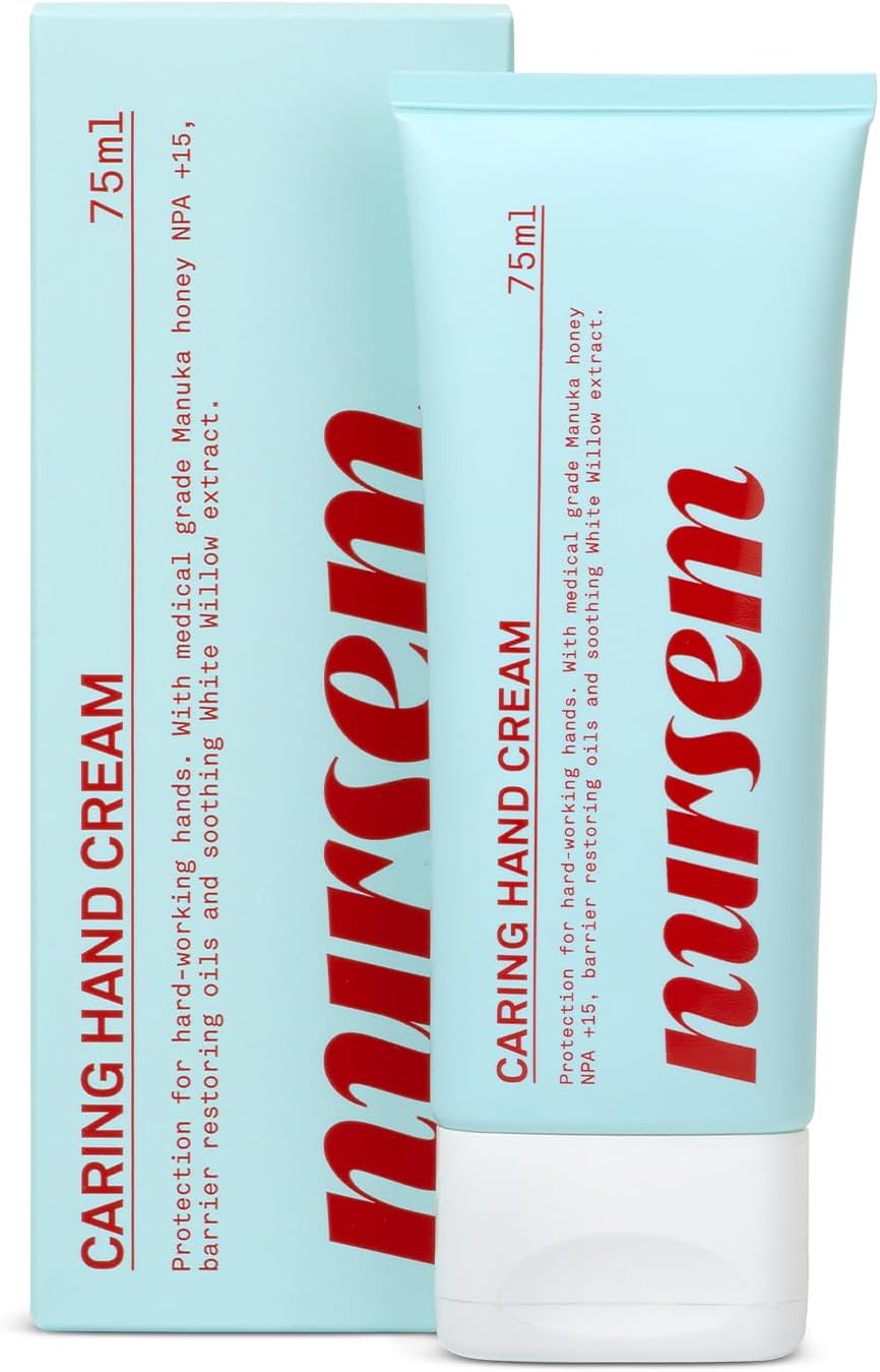 Nursem Caring Hand Cream, 75ml – Moisturizing Hand Cream for Dry, Sensitive Skin...