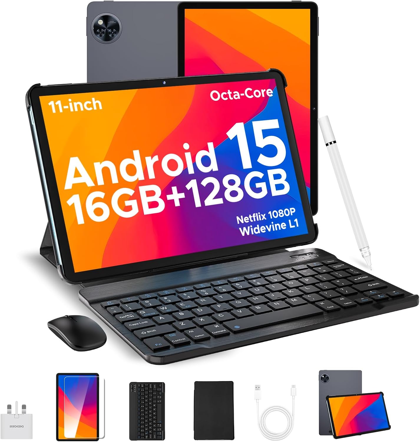 DOOGEE U11 2025 Newest Tablet 11'' Android 15 16GB+128GB/2TB TF Octa-Core, 90Hz...