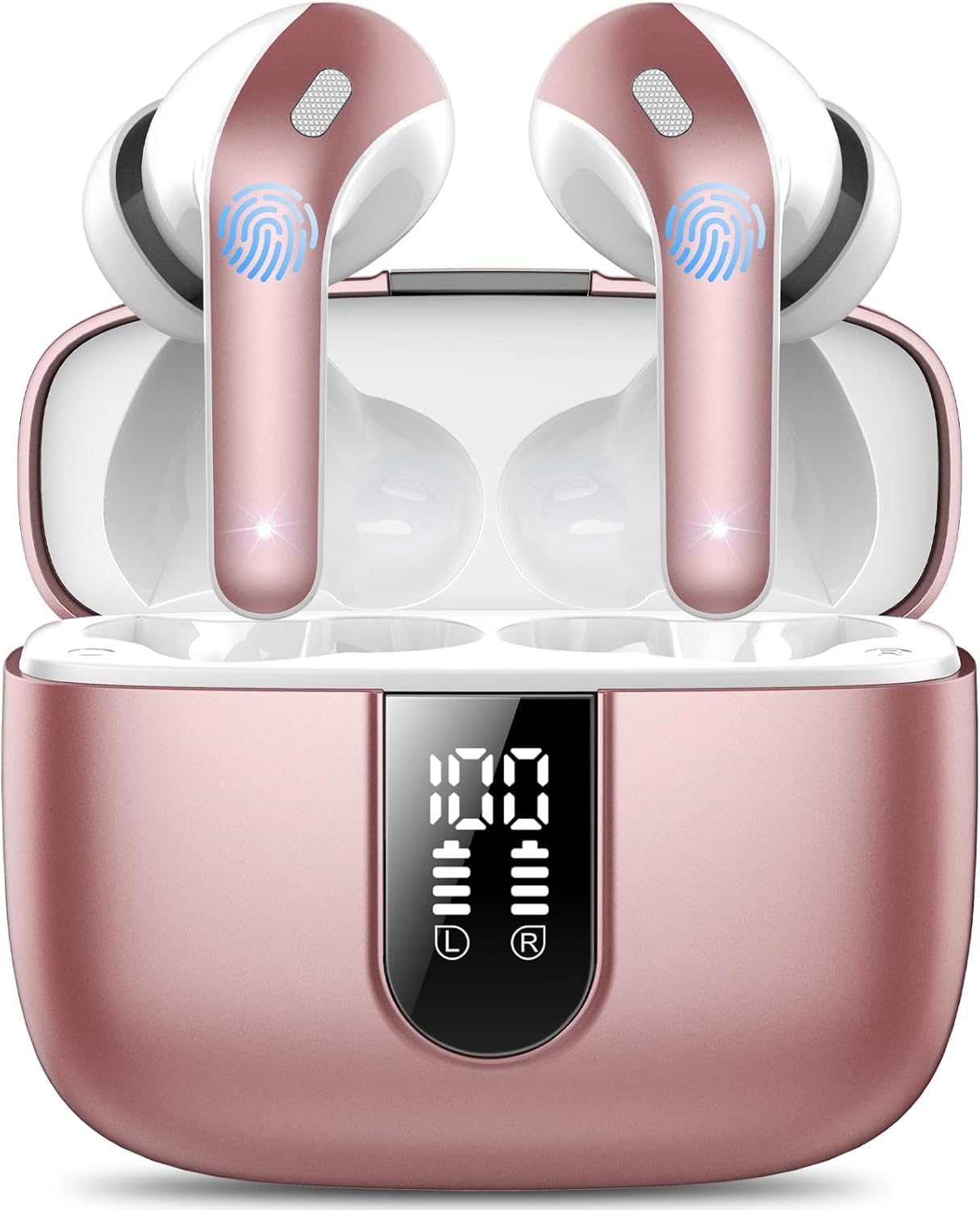 Ear Buds Wireless Earbuds, 50Hrs Playtime Bluetooth Earphones, Bluetooth Headpho...