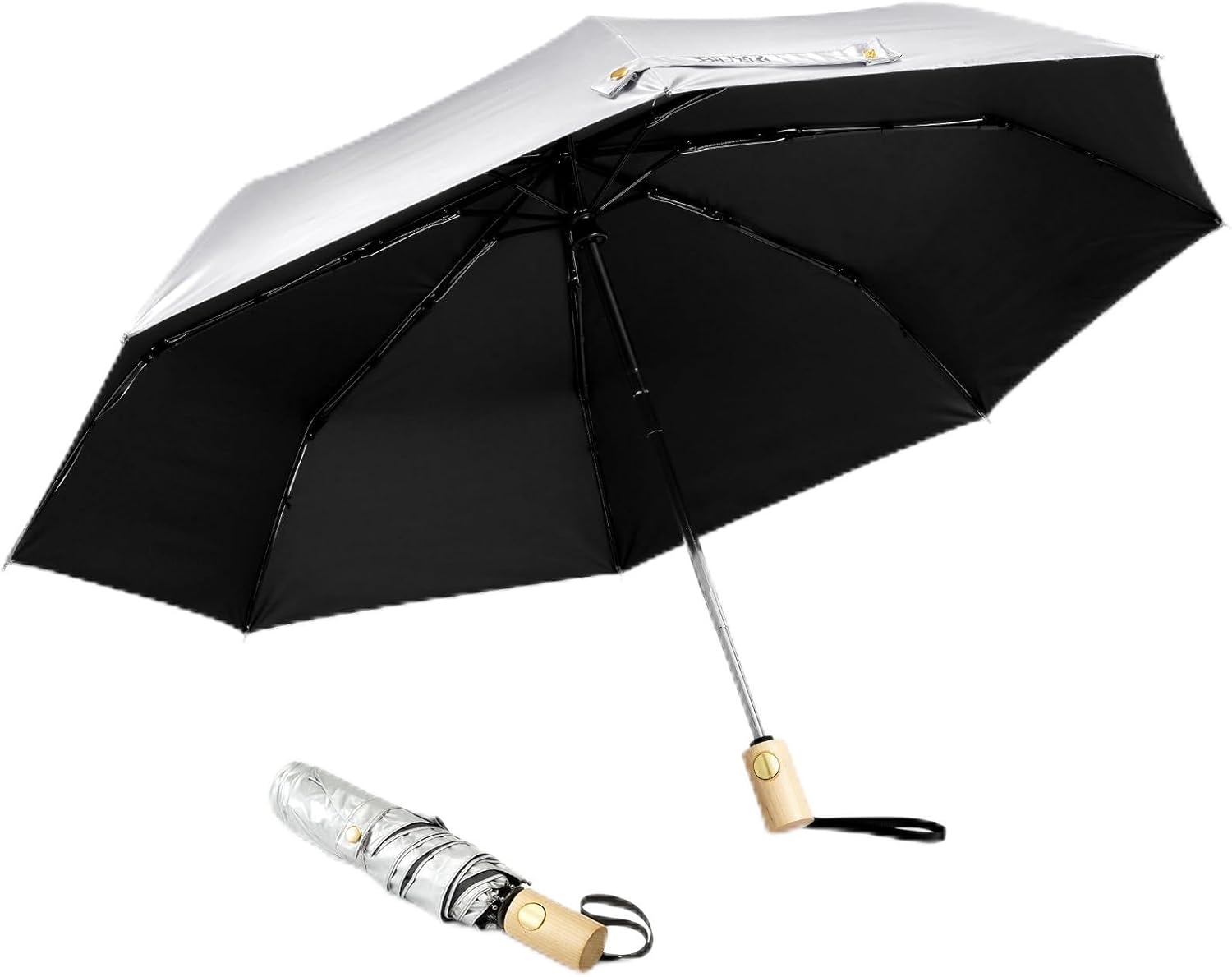 G4Free UPF 50+ UV Protection Travel Sun Umbrella C...
