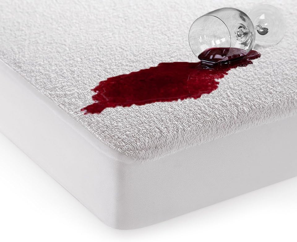 Threadmill Premium Waterproof Mattress Protector for Queen Size Bed- Soft Terry,...