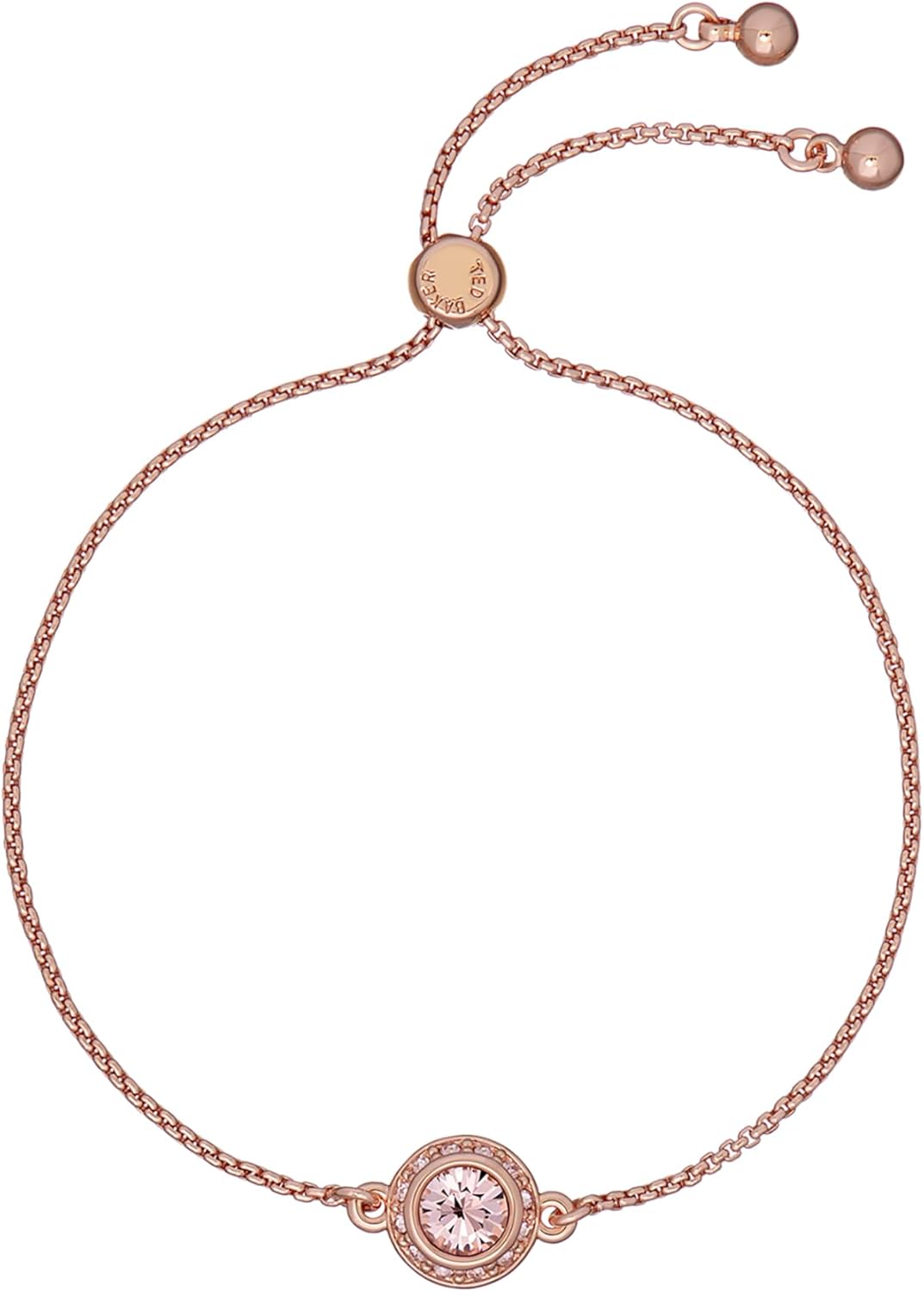Ted Baker Soleta Solitaire Sparkle Crystal Adjustable Bracelet For Women