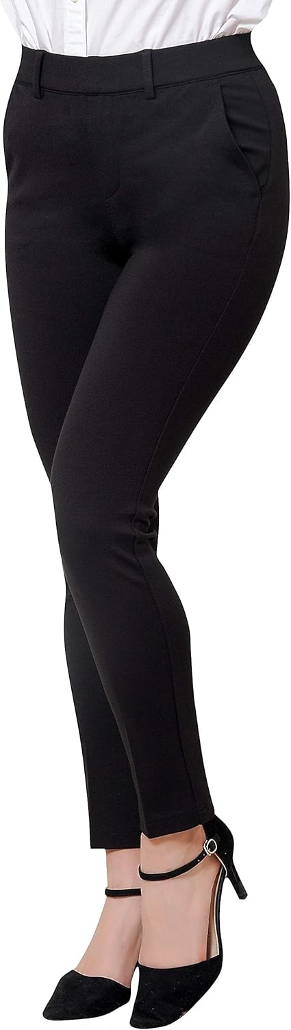 Marycrafts Women's Dress Pants, Special Stretch Pull On Yoga Pants, Innovative B...