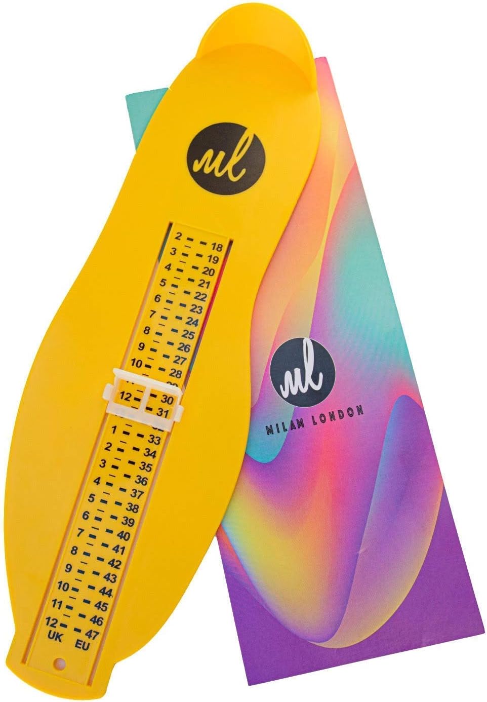 Milam London Professional Family Foot Measure Sizer Device Child/Adult UK Sizes...