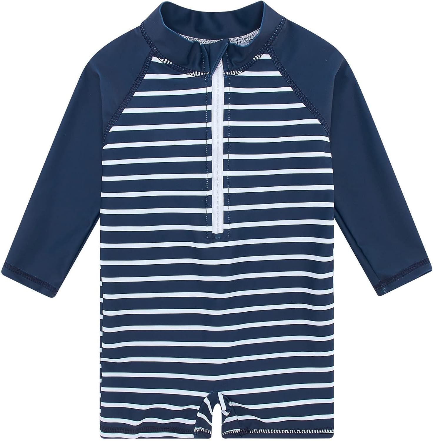 uideazone Baby Toddler Boys Zipper Rash Guard Swimsuit UPF 50+ One Piece Beach S...