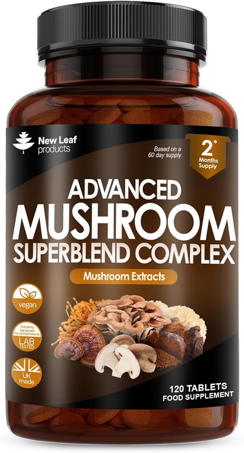 Mushroom Complex - Lions Mane Mushroom Cordyceps Mushroom Chaga Mushroom Reishi...