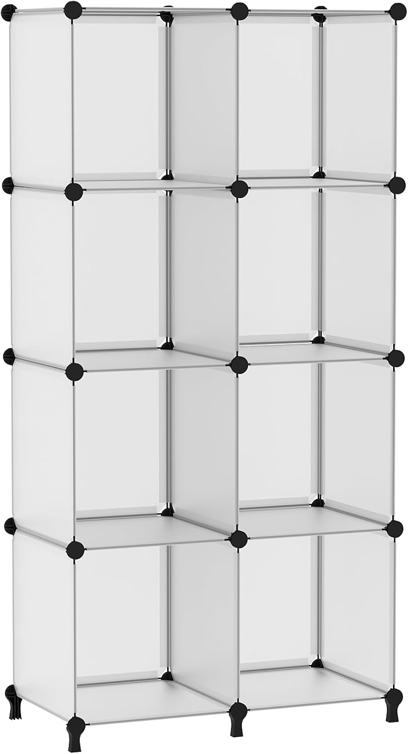 AWTATOS 8 Cube Storage Organizer, Closet Organizer Storage Shelf, Bookcase Books...
