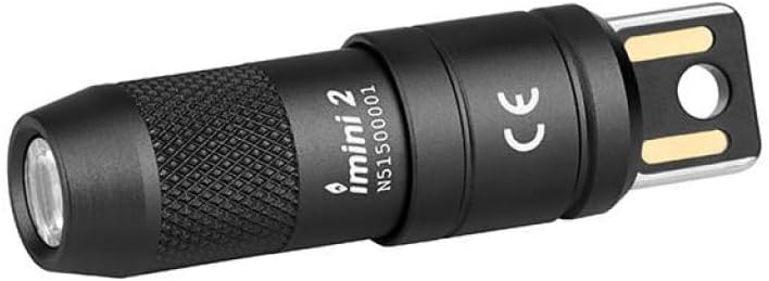 OLIGHT IMINI 2 Keychain Light 50 Lumens EDC Rechargeable Mini Torch, Magnetic Ba...