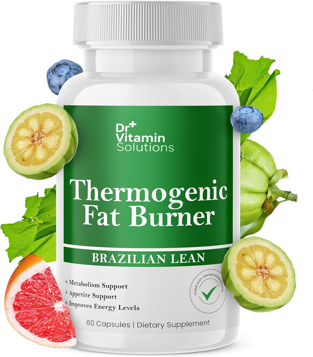 Thermogenic Fat Burner Brazilian Lean, Weight Loss Pills for Women, Waist Trimme...