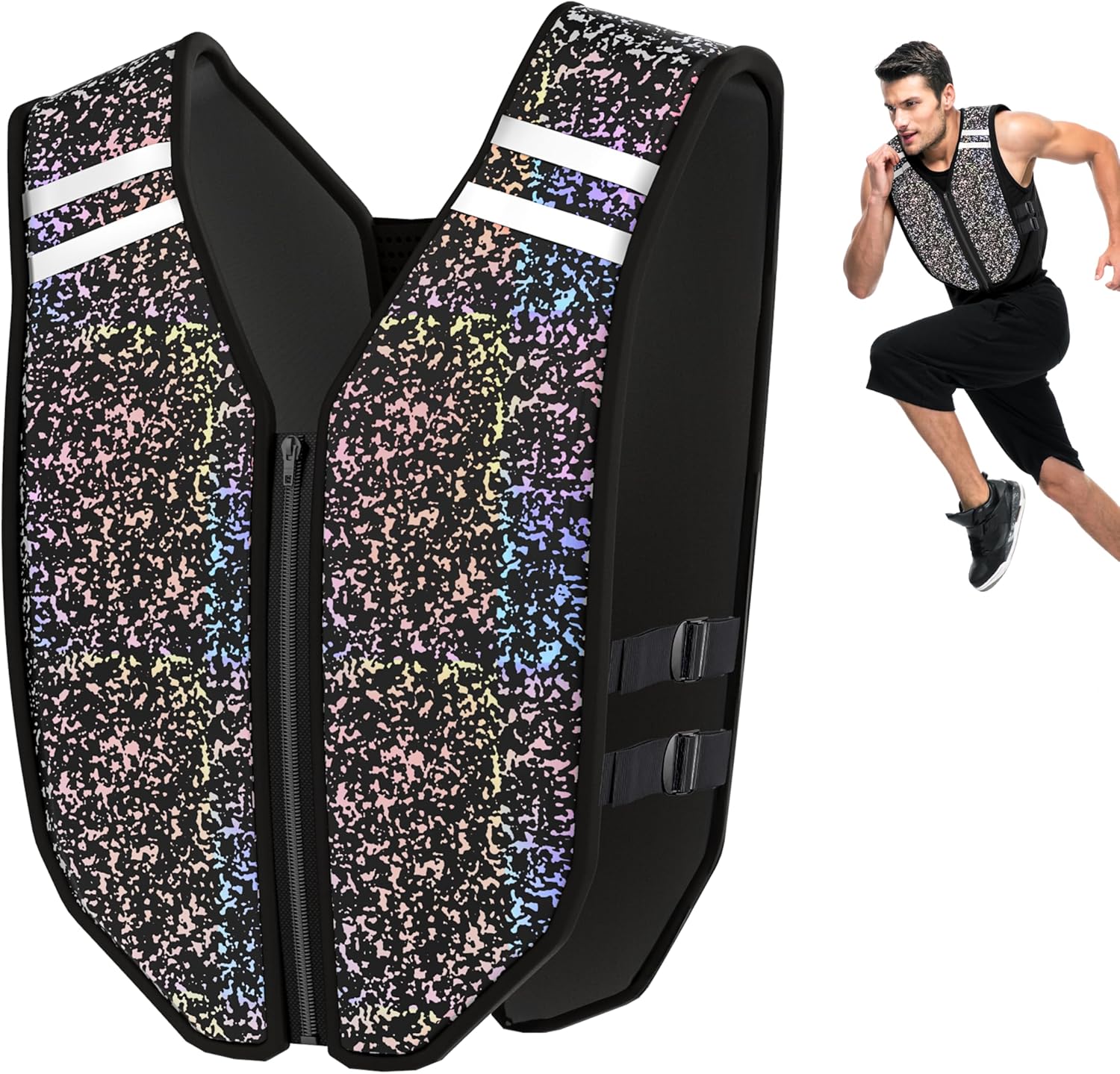 PROIRON Weighted Vest Soft Washable for Men Women 3kg 5kg 8kg 10kg, Fully Reflec...